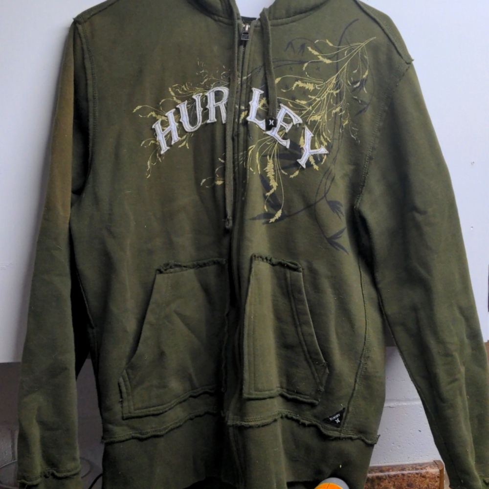 Hurley full zip hooded sweatshirt